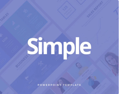Simplicity: Template Presentasi Minimalis